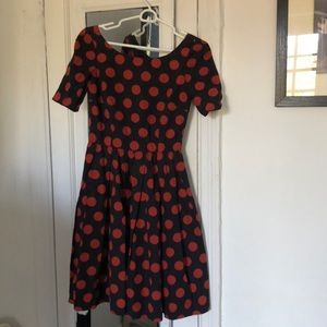 Dolce & Gabbana Black & Red polka dot dress!